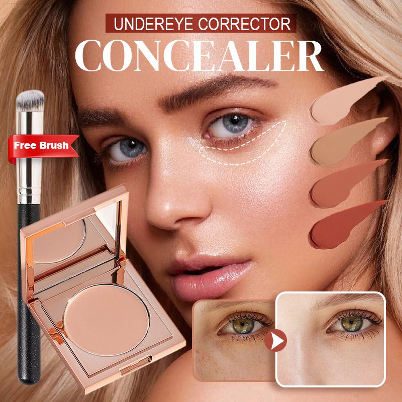 👍👍👍50% OFF-Buy 1 Get 1 Free 💥Magic Under-Eye Corrector（Free Concealer Brush）✨✨