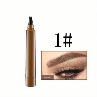 4 split Tip Liquid Eyebrow Pen