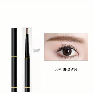Waterproof Double-Headed Eyebrow Penciwith Sweat-ResistantBrush