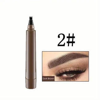 4 split Tip Liquid Eyebrow Pen