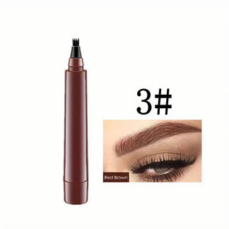 4 split Tip Liquid Eyebrow Pen