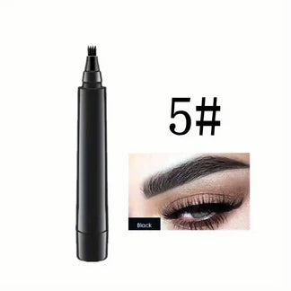 4 split Tip Liquid Eyebrow Pen