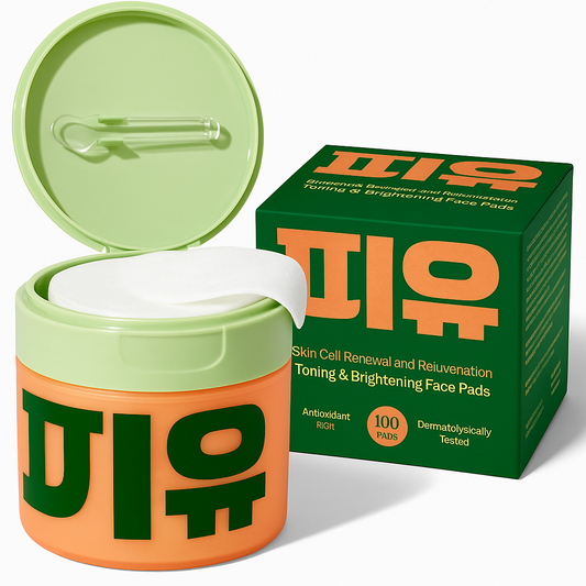 ⏰Last 3 hours - 60%-Korean Anti-Aging Toner Pads – Fades Dark Spots & Wrinkles Fast (100 Pads)