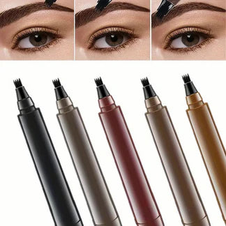 4 split Tip Liquid Eyebrow Pen